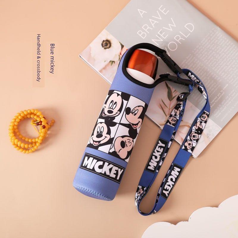 Baihui 500ml Large-Capacity Thermos Cup Cover for Adults, Portable Hand-Held Cross-Body Protective Cover, Anti-Fall