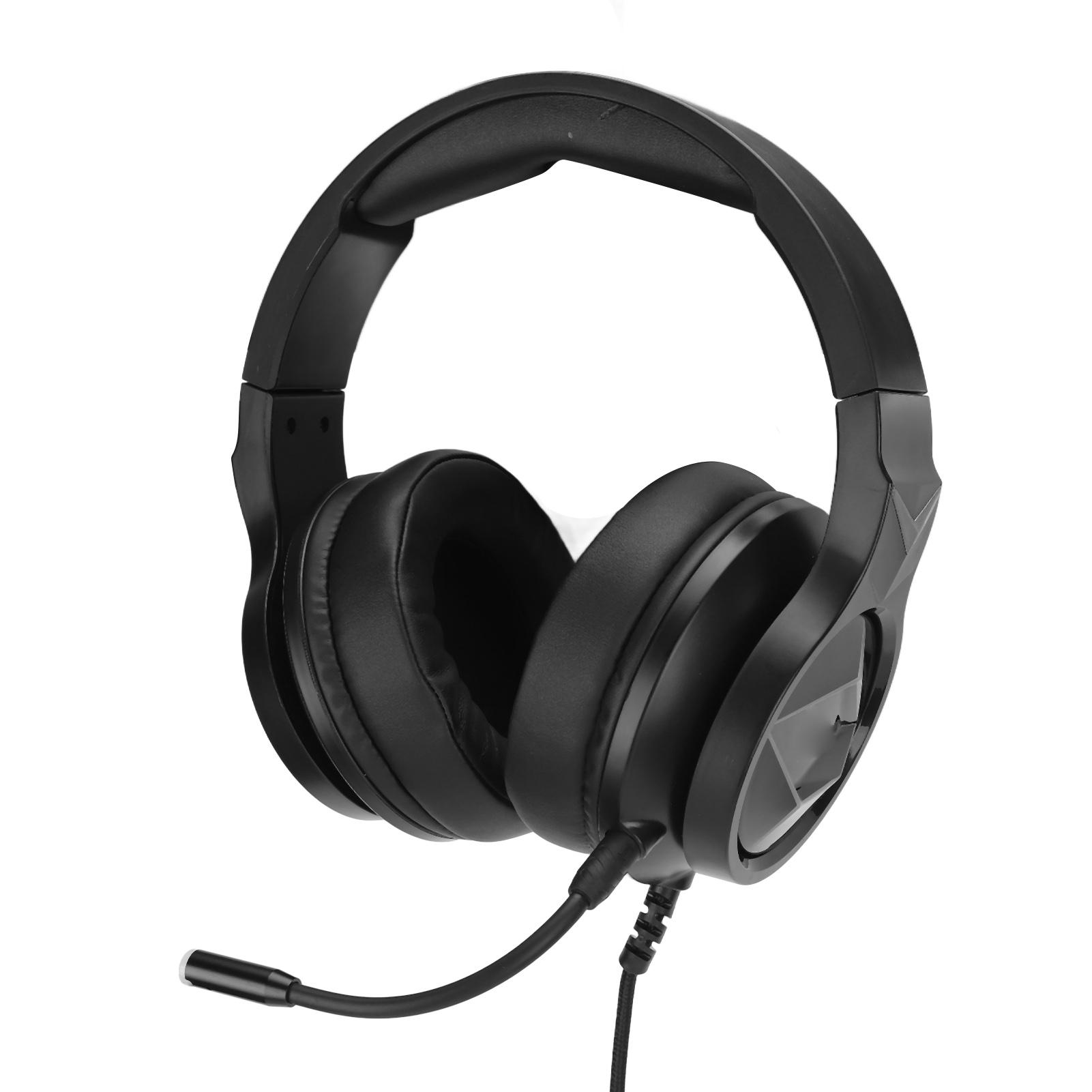 

Игровая гарнитура TAIDU 7.1, гарнитура с объемным звуком и микрофоном, амбушюры, RGB-подсветка для ПК, ноутбука