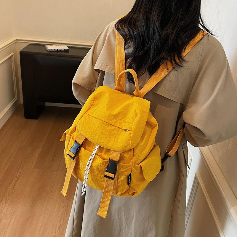 Schoolbag Design Sense Backpack Women's 1011 New Go Out Lightweight Schoolbag Fashionable Waterproof High Sense Sports Simple Backpack