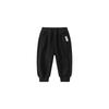 Children's Thickened Pants for Autumn and Winter, Boys' Composite Fleece Sweatpants, Baby Boys' Warm Solid Color Low-Waist Pants