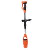 Orange Cordless Leaf Blower 520CFM 150MPH 21V Battery Powered Folding Portable Blower Cleaner for