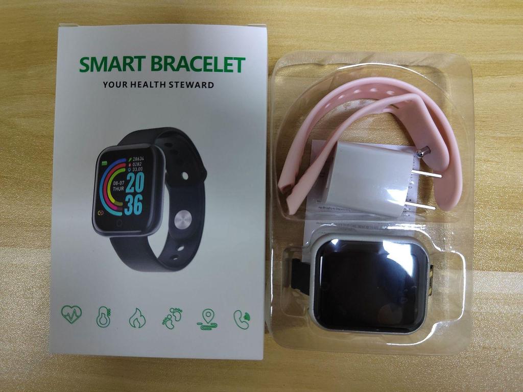 Y68 Smart Bracelet: NFC, Heart Rate, Blood Pressure & Oxygen Monitor, D20 Pedometer, Call Alarm, Waterproof.