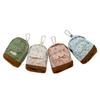 Shape Purses Mini Floral Design Canvas Wallet Zipper Bags Purses Wallet Card Purses Coin Wallet