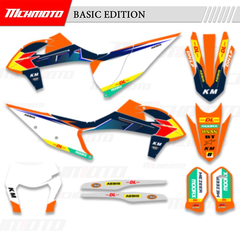 MCHMFG for KTM 125 250 300 350 450 SX SXF 2011-2025 EXC XCW 2012-2026 Motorcycle Graphics Backgrounds Decals Stickers Kits
