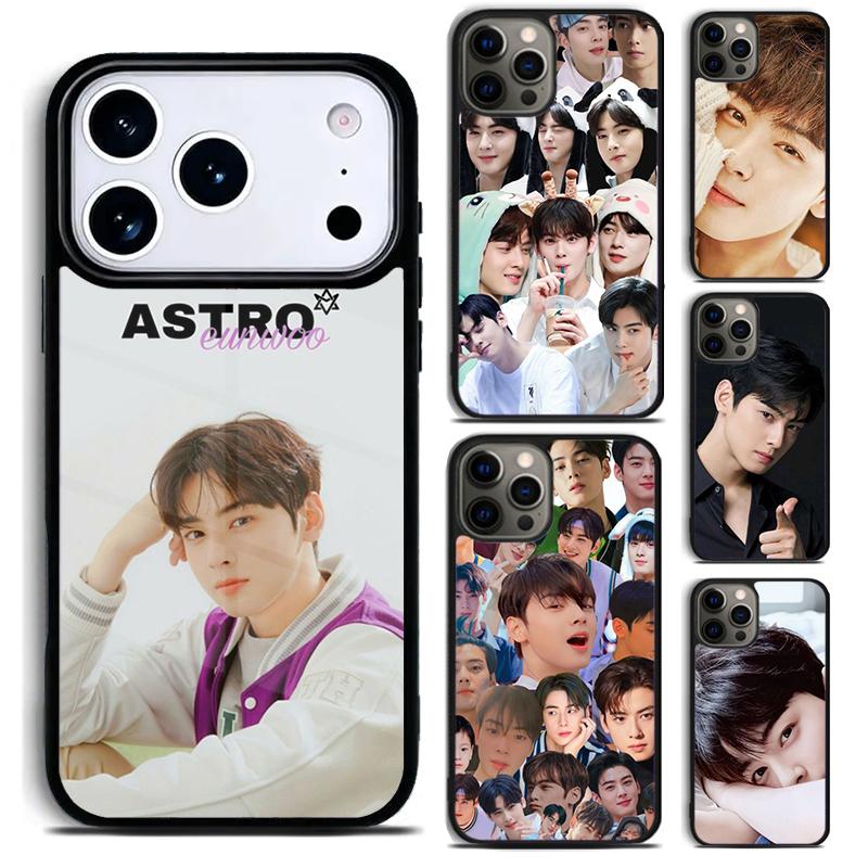 Cha Eun Woo TV True Beauty Kpop Phone Case For iPhone 17 16 15 14 13 12 11 Pro Max Plus 17Air Soft Silicone Cover