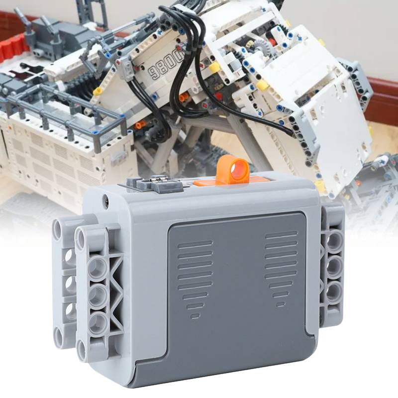 Building Block Battery Box High Technology Power Function Unit Material Plastic