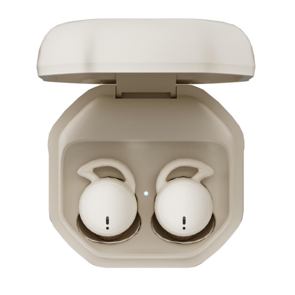 2025 Wireless Noise-Cancelling Sleep Earphones - Soft Silicone, No Ear Pressure, Side Sleeper Friendly.