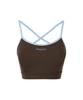 DISCOVERY EXPEDITION Women'S Strap Water Bra Top (Brown)