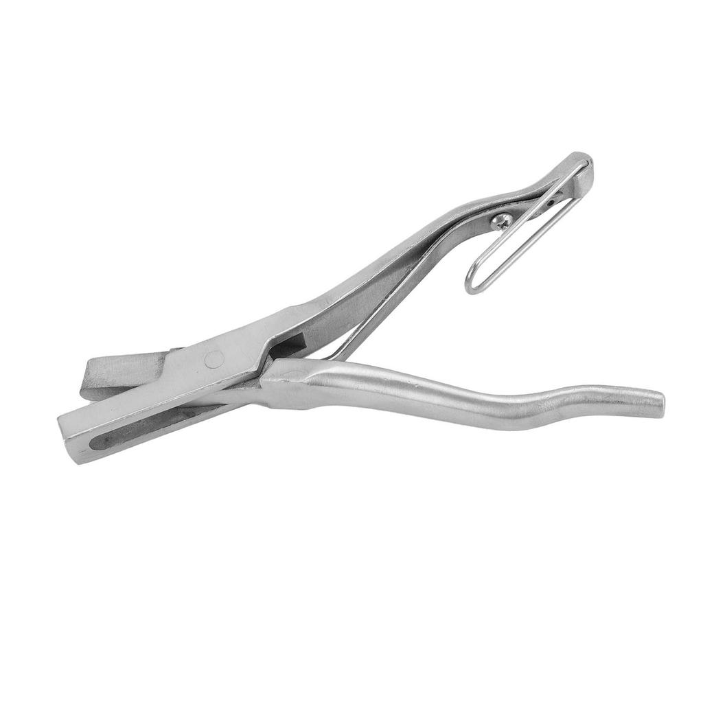 Pig Ear Notcher Rustproof Easy To Use Stainless Steel Livestock Ear Notcher Marking Tool for Farm Animal U Shaped Ear