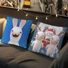 CUTE Cartoon I-InvasionS Rabbids Pillow Case Removable Washable Cushion Cover – All-Season Soft Linen