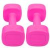 2 buc Gantere 4lb Fitness Haltere Culturism Yoga Sport Echipament Pierdere în Greutate Roșu Roz