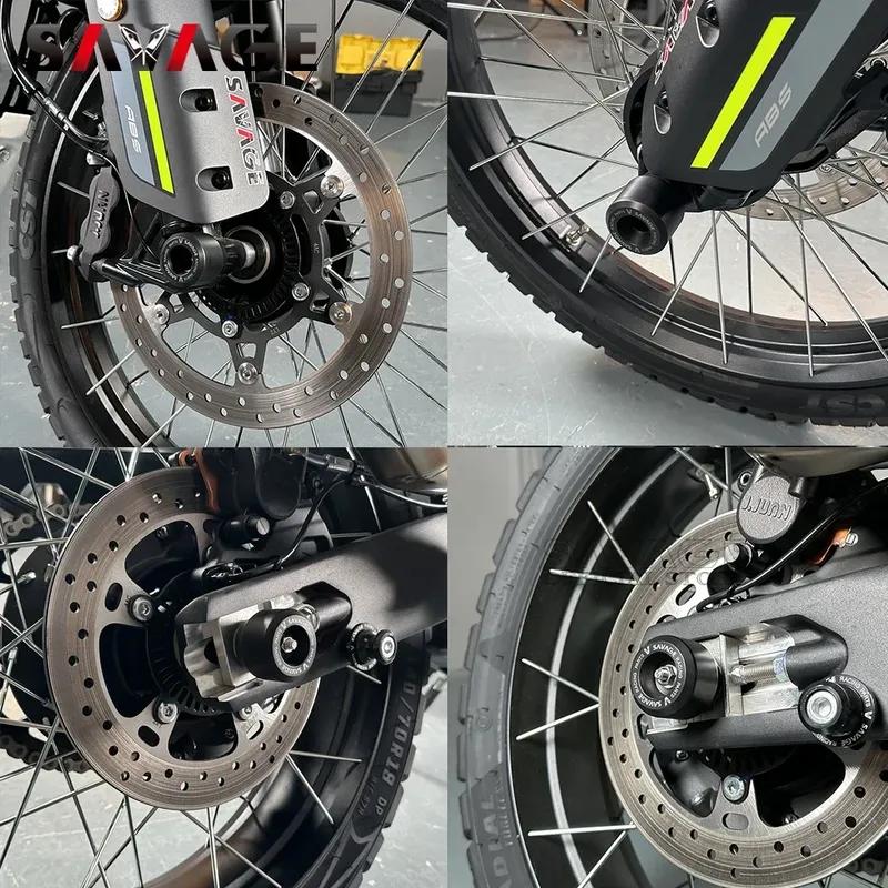 For CFMOTO 450MT CF-MOTO IBEX 450 MT Motorcycle Axle Sliders Front Wheel Fork Guard Rear Swingarm Spindle Slider Protection
