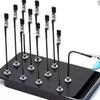 Universal Bendable Magnetic Base with Soft Tip Alligator Clips for Model Coloring
