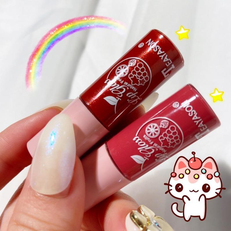 Dudu Lip Gloss Colorless Transparent Lip Gloss Bright Crystal Lip Gloss Glass Lips Fine Glittering Pearl Light Band Shiny Jelly