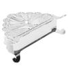 Napkin Holder Classical Metal Peacock Embossed European Style Table Tissue Holder Tabletop