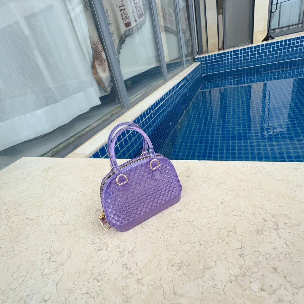 Fashionable Mini Shell Pearl Jelly Chain Crossbody PVC Material girls Shoulder Bag Stylish Summer Handbag from Mainland China