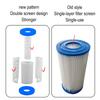 Set of 9 Swimming Pool Filter Pump Filter Pool Filter Cartridge Swimming Pools Filter Paper for Intex Type A/C Series