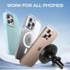 360 Rotation Air Vent Phone Holder Magnetic Wireless Charger Stand For Magsafe iPhone 16 15 14 13 12 Pro Max Fast Charging Mount