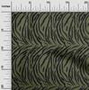 oneOone Cotton Flex Lime Green Fabric Tiger Animal Skin Sewing Fabric By The Yard Printed Diy Clothing Sewing Supplies 40 Inch