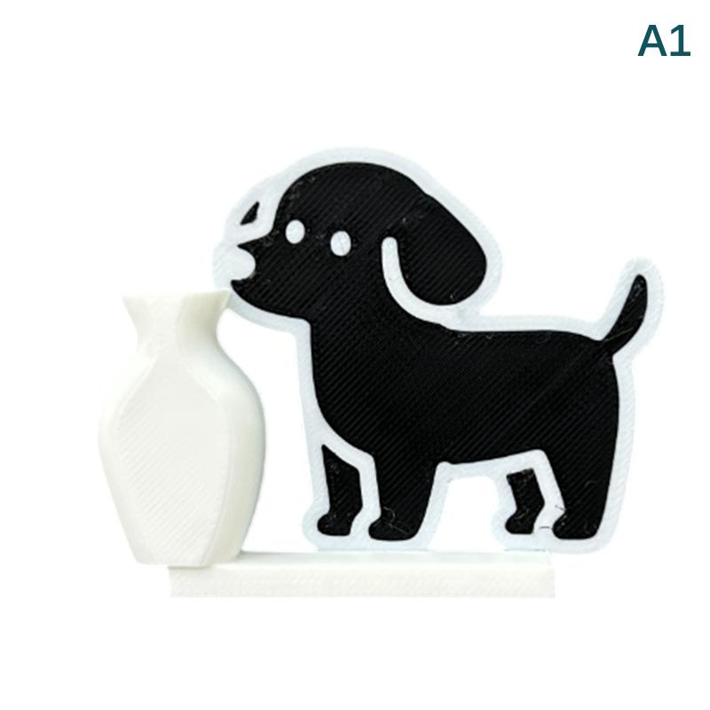 Kühlschrankmagnet mit Hunde-Duftblumen, Deko-Elemente für Hunde, Katzen und andere Tiere – Erinnerungsbox für Zuhause oder Büro – Perfektes Geschenk