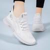 Women's Spring Sneakers, Fly-knit Breathable Single Shoes, Soft-soled, Large Size, Versatile Casual Shoes