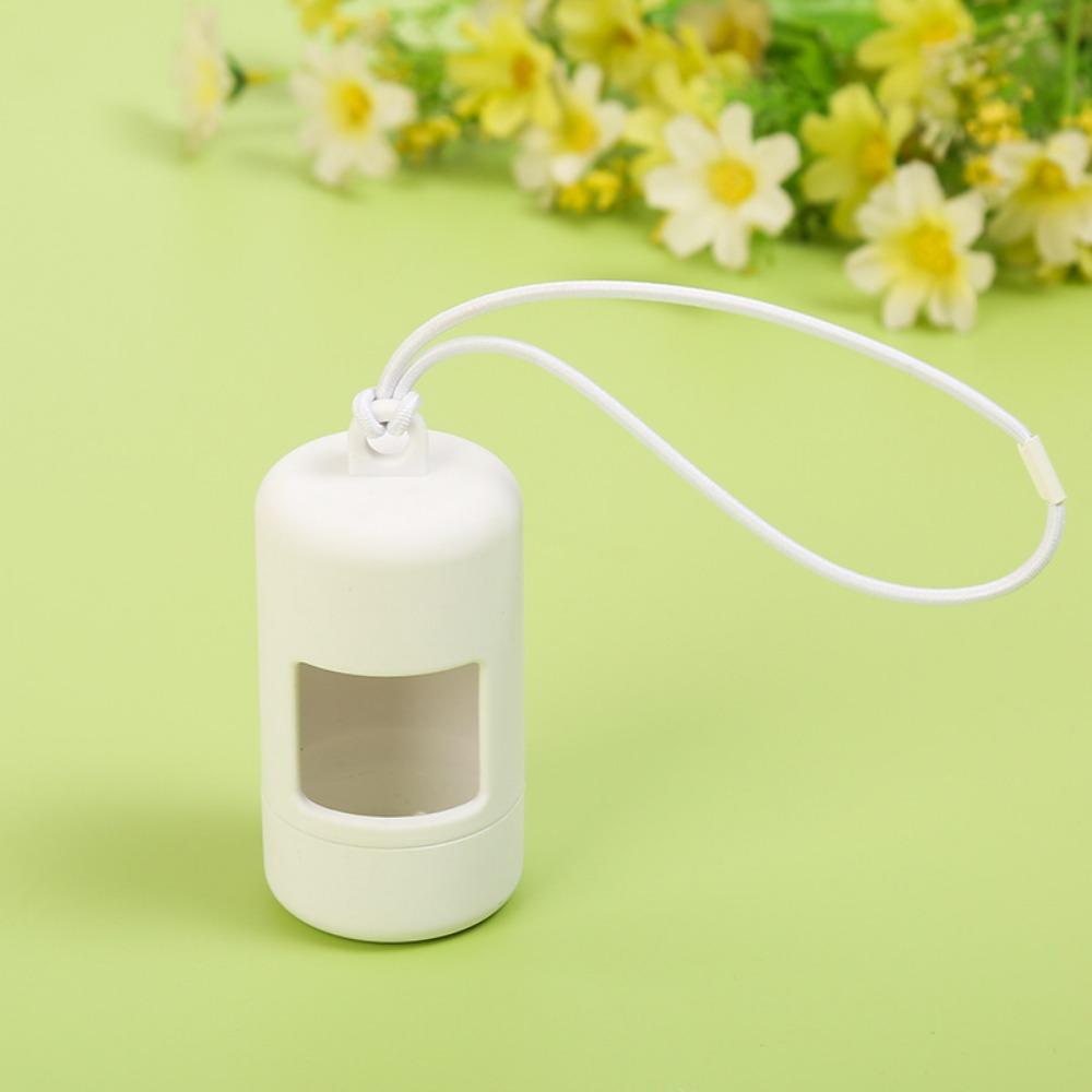 Candy Color Dog Poop Bag Carrier with Hanging Rope Dog Waste Bags Case Dog Poop Bag Holder Travel