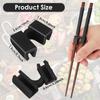 6 Pairs Reble Chopsticks Helper,Chopsticks Trainer Training Chopsticks For Adults Training Chopstick Hinges Connector,Non-Slip And Portable Practice