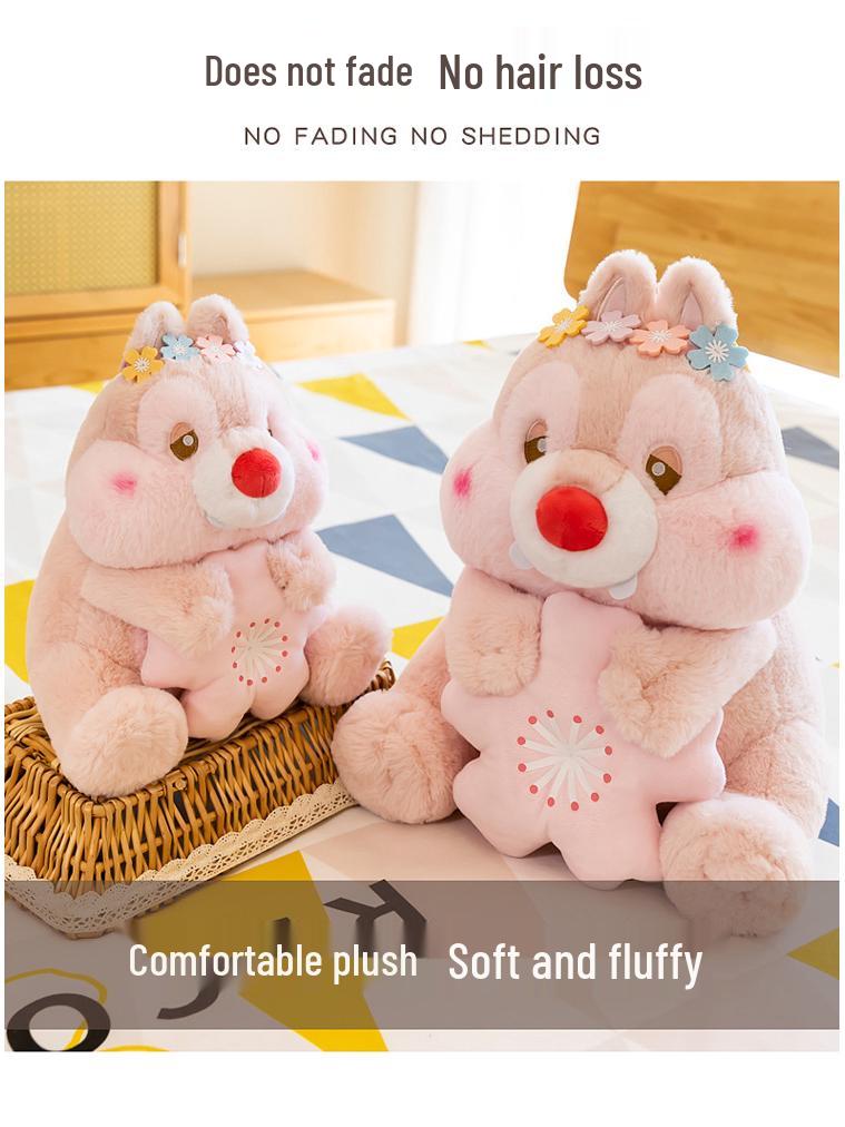Cartoon Rabbit Plush Keychain Pendant - Cute Influencer Doll for Backpack or Car