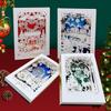 New Year'S Greeting Card New Year'S Day Holiday Three-Dimensional Craft Decorations Blessings Gratitude Message Desktop Pieces Christmas Party
