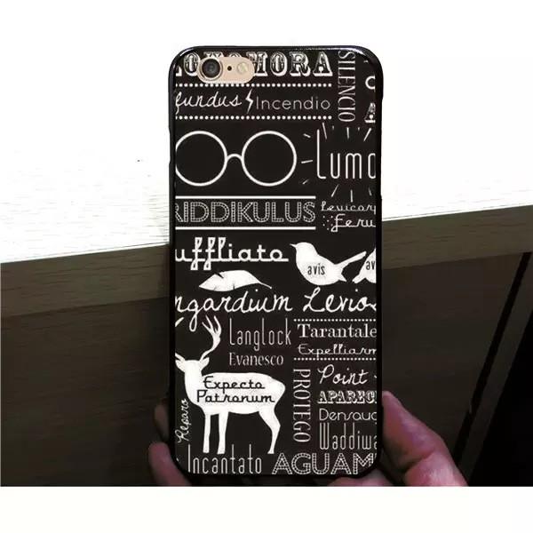 Pattern Mobile Letter Phone Case For Iphone 5 6 7 Plus Anti Drop Case Protective