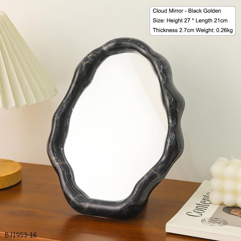 Fashionable Creative Portable Cloud Makeup Mirror Foldable Makeup Mirror Home Decoration for Friends Gifts