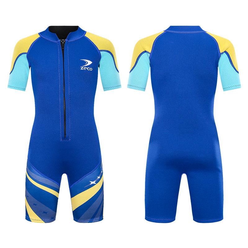 Buy Kids Boy Girl 3/2mm Shorty Neoprene Wetsuit Shorty Short Wet Suit Kayak Surf at affordable