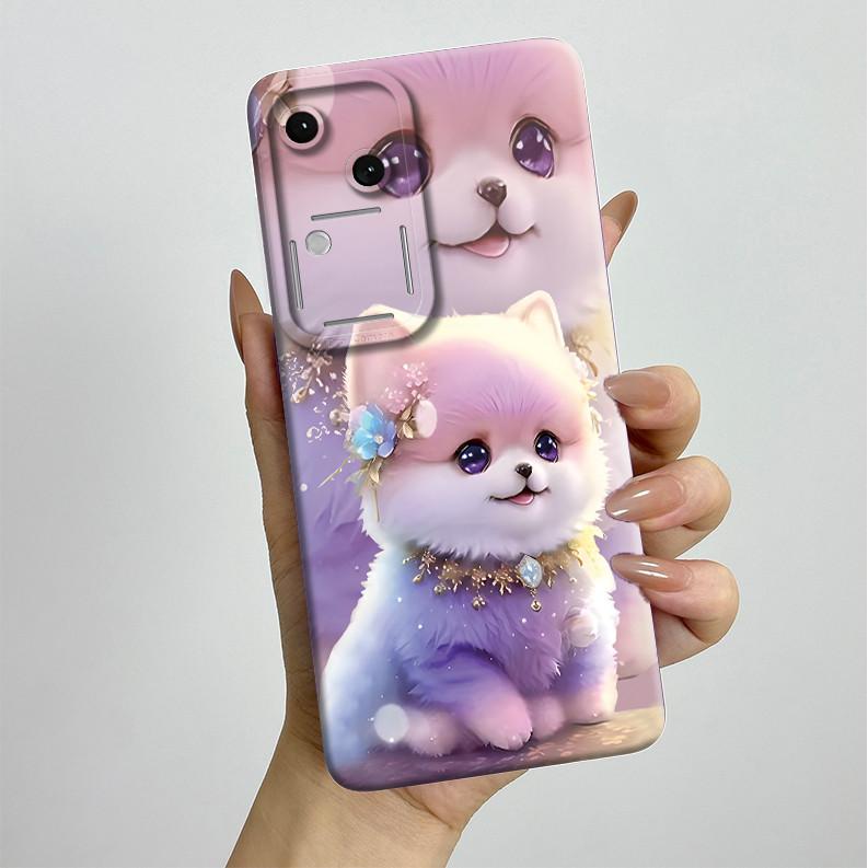 For Vivo V30 V2318 Casing Liquid Soft Silicone Aesthetic Luxury Cover Full Protective Shell For Vivo V 30 V30 Pro 5G Phone Case