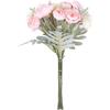 Simulated Peony Jasmine Flower Hand-Held Bouquet Home Living Room Silk Flower Decoration Bridal Wedding Photography Props