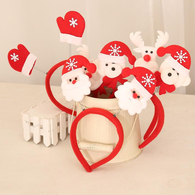 Christmas Hairband & Headband Decorations for Kids - Perfect Holiday Party Gifts