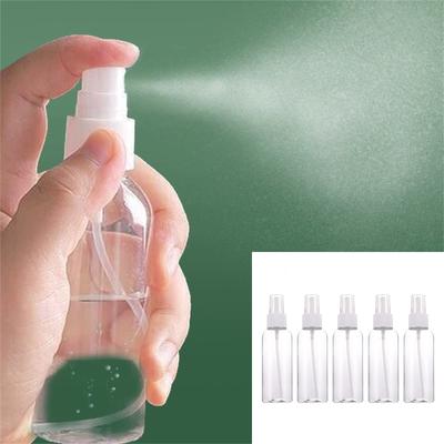 5 STÜCKE Transparente Kunststoff Leere Sprühflasche Kleine Sprühflasche 100 ML