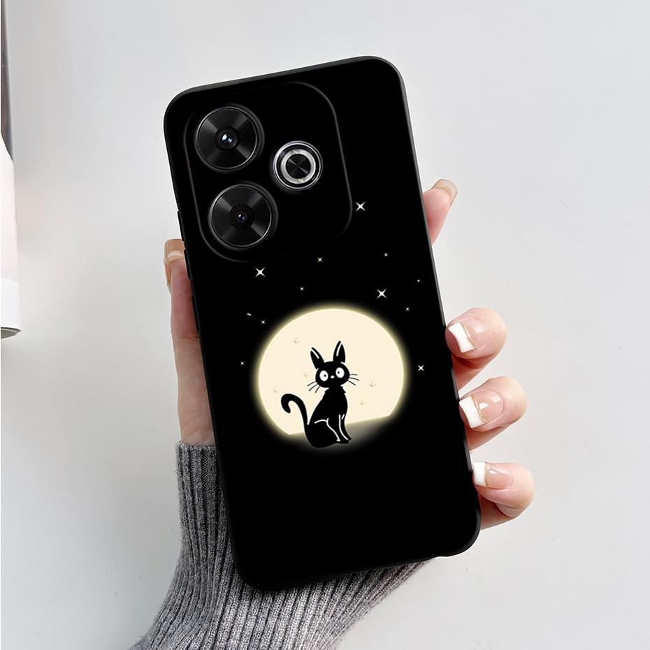 

For Xiaomi Redmi 13 4G Case Redmi13 Stylish Pattern TPU Soft Silicone Shockproof Cover For Xiaomi Poco M6 4G Bumper Phone Case Redmi 13 4G