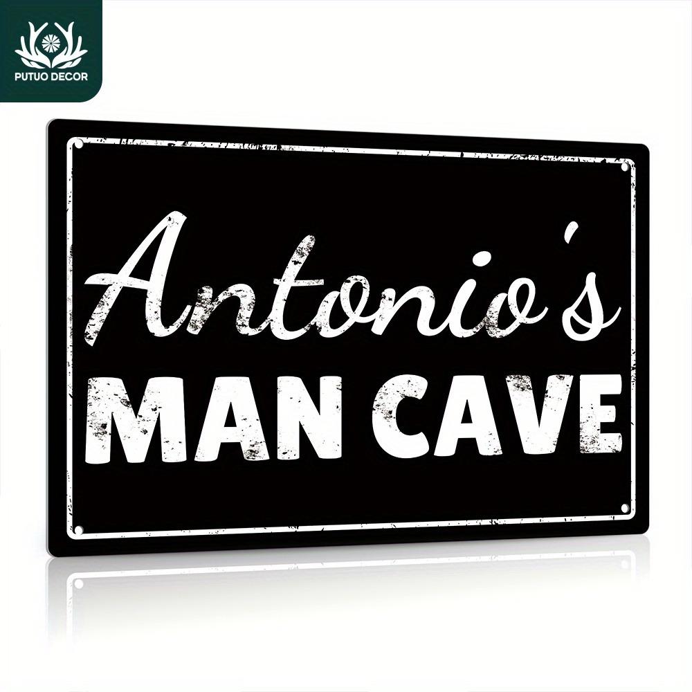 Custom Personalized Metal Sign 12x8in Man Cave Wall Decor Bar Game Room Indoor Outdoor