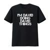 I M DAVID DOING THINGS Funny Christmas Idea T Shirt Vintage Washed Streetwear Casual Top For Everyday Wear Designer Clothes