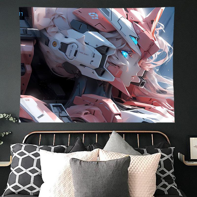 

Мобильный костюм Гандам подвесная ткань аниме фон ткань спальня общежитие украшение ткань настенная ткань подвесное одеяло 100x70cm