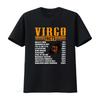 Virgo Facts T Shirt Birthday S Vintage Washed Comfortable Casual Designer Clothes Top For Everyday Wear Unisex Streetwear