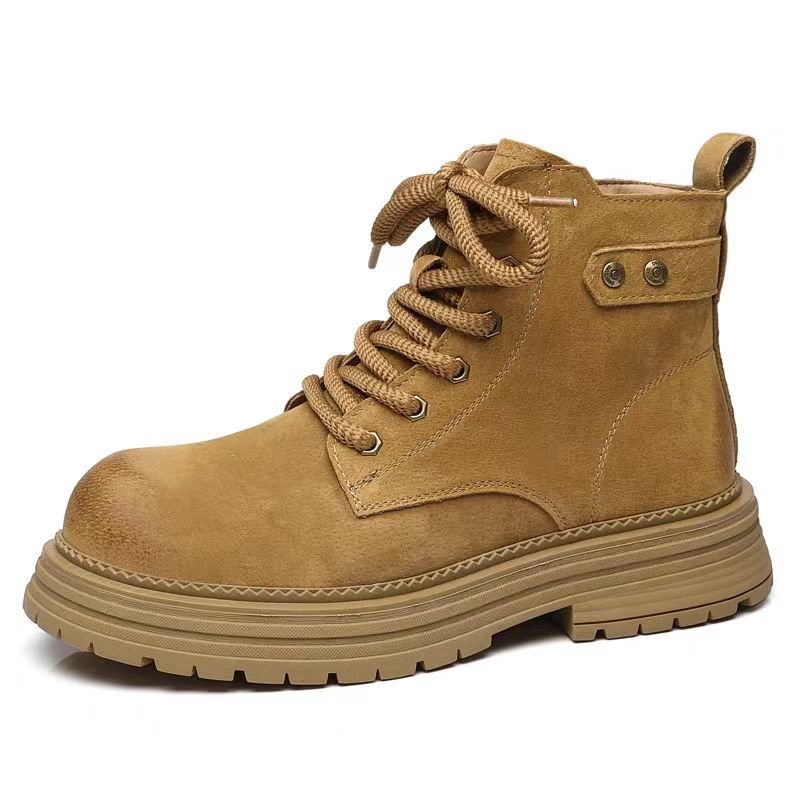 Motorrad Schuhe Männer Mode High Top Schuhe Chunky Ankle Stiefel Für Männer Casual Outdoor Turnschuhe Männer Punk Britischen Stil Männer der Stiefel