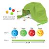 Children Creativity Fort Construction Bricks Indoor Tent Brick Set DO IT YOURSELF Learning Construction Castle Assembled Playthings Ball Games Toy