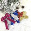 23CM Christmas Decoration Ribbon Bows Hanging Christmas Tree Pendant Ornament for Home Decor DIY New Year 2026 Gifts Accessories