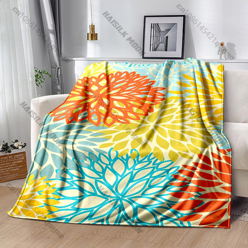 Aquarell-Blumenmuster-Decke Zimmer Sofa Dekorative Decke Mehrere Größen Mehrere Szenen Verfügbar Top 10 Weihnachtsgeschenke Schneller Versand