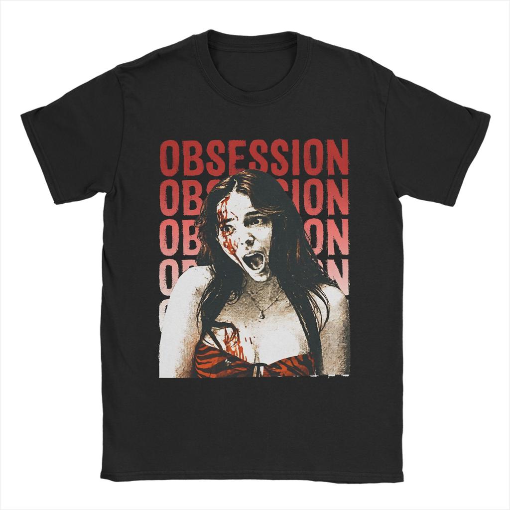 Obsession Film Unisex Unisex T-shirt Divertente Maglietta Manica Corta Girocollo T-shirt Cotone Idea Regalo Abbigliamento