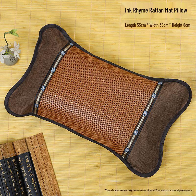 Free Shipping Summer Cooling Pillow - Mahjong, Tea, Bamboo & Rattan Styles for Adults and Students