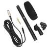 Generic XLR Shotgun Microphone for Video Recording Professional Cardioid Condenser Mini Microphone for TV News Reporters and Interviewers