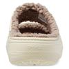 Crocs EVA Classic Warm Fleece Slippers Unisex Bone White