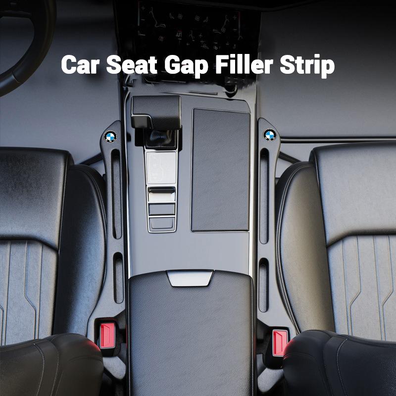 DECW8 1 Pair For BMW Car Seat Gap Plug Strip Side Seam Car Gap Filler Leak Proof Storage Organizer Interior Decoration Accessories